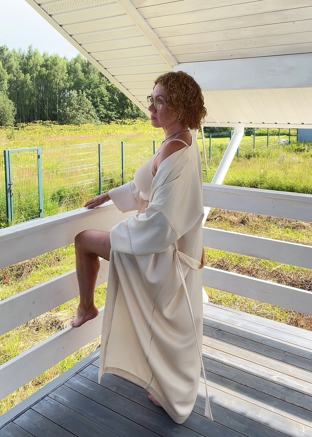 Халат-кимоно из дубайского шелка Халат-кимоно из дубайского шелка