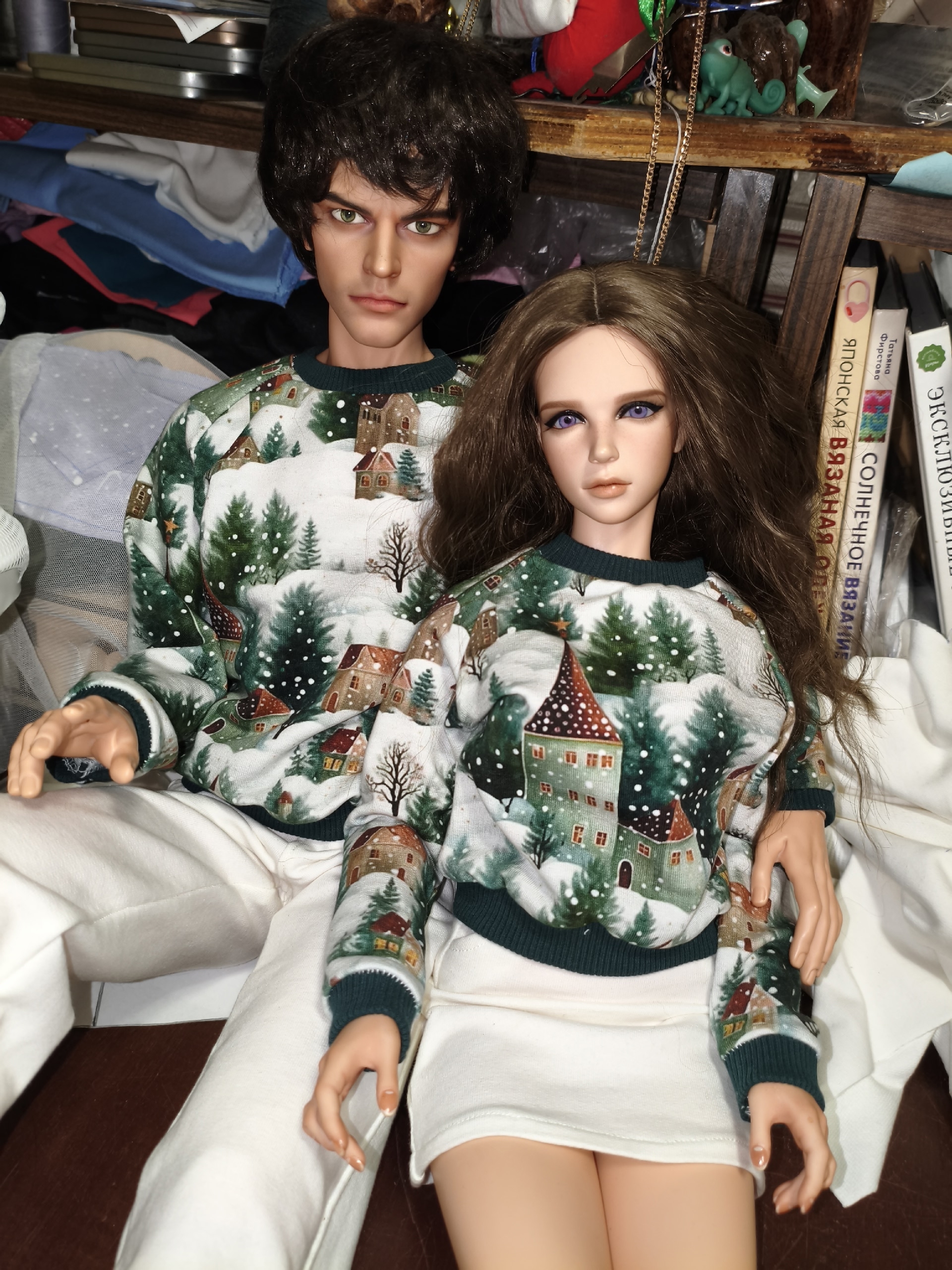 Одежда для кукол из футера 2-х нитки Одежда для кукол из футера 2-х нитки